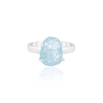 Load image into Gallery viewer, Natural Aquamarine Rough Ring