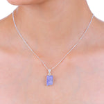 Load image into Gallery viewer, Natural Tanzanite Rough Pendant
