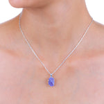 Load image into Gallery viewer, Natural Tanzanite Rough Pendant