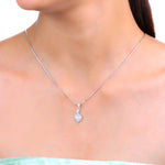 Load image into Gallery viewer, Frost Pendant (Rhodium Plated)