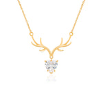 Load image into Gallery viewer, Stag Necklace (Gold Plated)