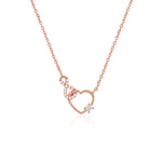 Load image into Gallery viewer, Infinity Heart Necklace (Rose Gold Plated)