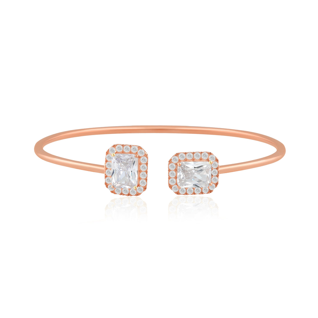 Octa Cuff Bracelet (Rose Gold-Plated)