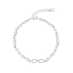 Load image into Gallery viewer, Infinity Bracelet (Rhodium Plated)