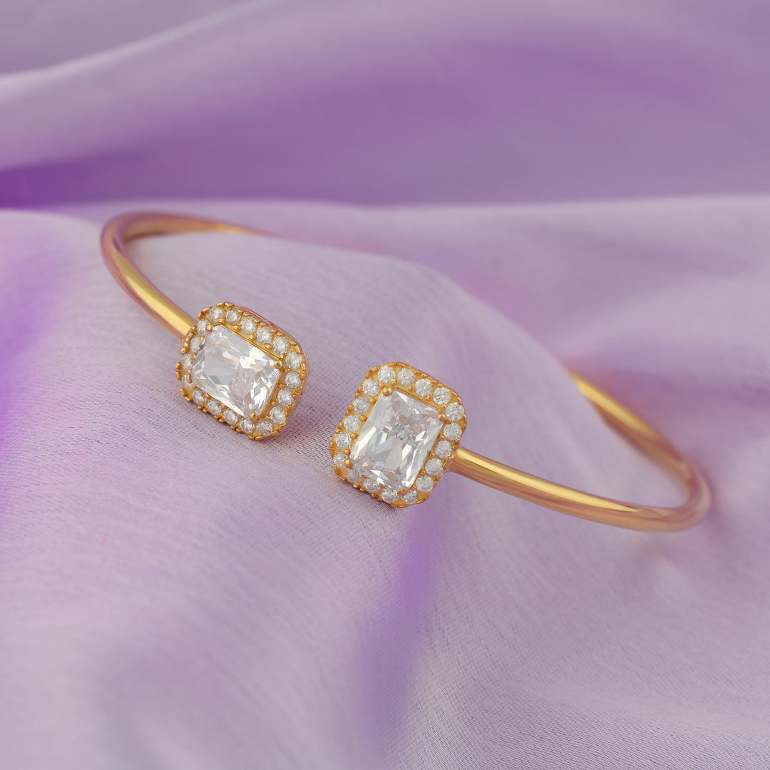 Octa Cuff Bracelet (Gold-Plated)