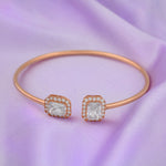 Load image into Gallery viewer, Octa Cuff Bracelet (Rose Gold-Plated)