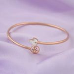 Load image into Gallery viewer, Flora Cuff  Bracelet (Rose Gold-Plated)