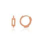 Load image into Gallery viewer, Trielle Hoops (Rose Gold Plated)