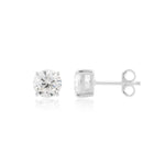Load image into Gallery viewer, Solitaire Studs (Rhodium Plated)