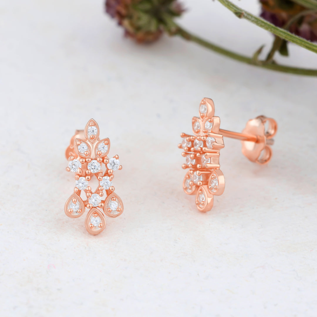Aubrey Studs (Rose Gold Plated)