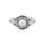 Load image into Gallery viewer, Natural Pearl Cabochon Ring
