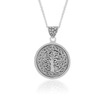 Load image into Gallery viewer, Tree of Life Pendant (Rhodium Plated)