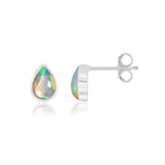 Load image into Gallery viewer, Natural Opal Ethiopian Cabochon Studs