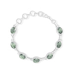Load image into Gallery viewer, Natural Amethyst Green Bracelet