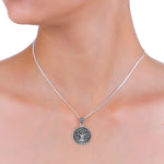 Load image into Gallery viewer, Tree of Life Pendant Bold (Rhodium Plated)