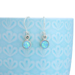 Load image into Gallery viewer, Natural Opal Ethiopian Cab Earrings