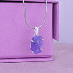 Load image into Gallery viewer, Natural Tanzanite Rough Pendant