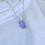 Load image into Gallery viewer, Natural Tanzanite Rough Pendant