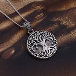 Load image into Gallery viewer, Tree of Life Pendant Bold (Rhodium Plated)