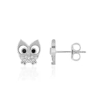 Load image into Gallery viewer, Malfoy Owl Studs