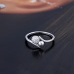 Load image into Gallery viewer, Serein Ring (Rhodium Plated)