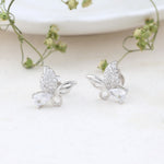 Load image into Gallery viewer, Aurelia Studs (Rhodium Plated)