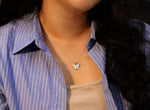 Load image into Gallery viewer, Winglet Pendant (Rhodium Plated)