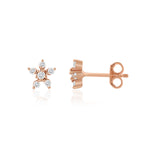 Load image into Gallery viewer, Daisy Studs (Rose Gold Plated)