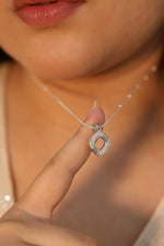 Load image into Gallery viewer, Octagon Pendant (Rhodium Plated)