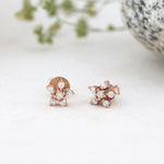 Load image into Gallery viewer, Daisy Studs (Rose Gold Plated)