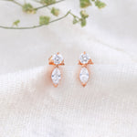Load image into Gallery viewer, Nina Studs (Rose Gold Plated)