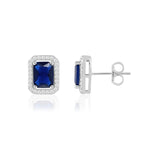 Load image into Gallery viewer, Aura Octa Studs (Rhodium Plated)