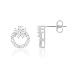 Load image into Gallery viewer, Floret Studs (Rhodium Plated)