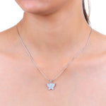 Load image into Gallery viewer, Winglet Pendant (Rhodium Plated)