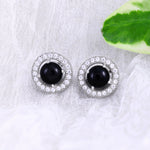 Load image into Gallery viewer, Natural Black Onyx Studs