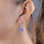 Load image into Gallery viewer, Natural Tanzanite Rough Earrings