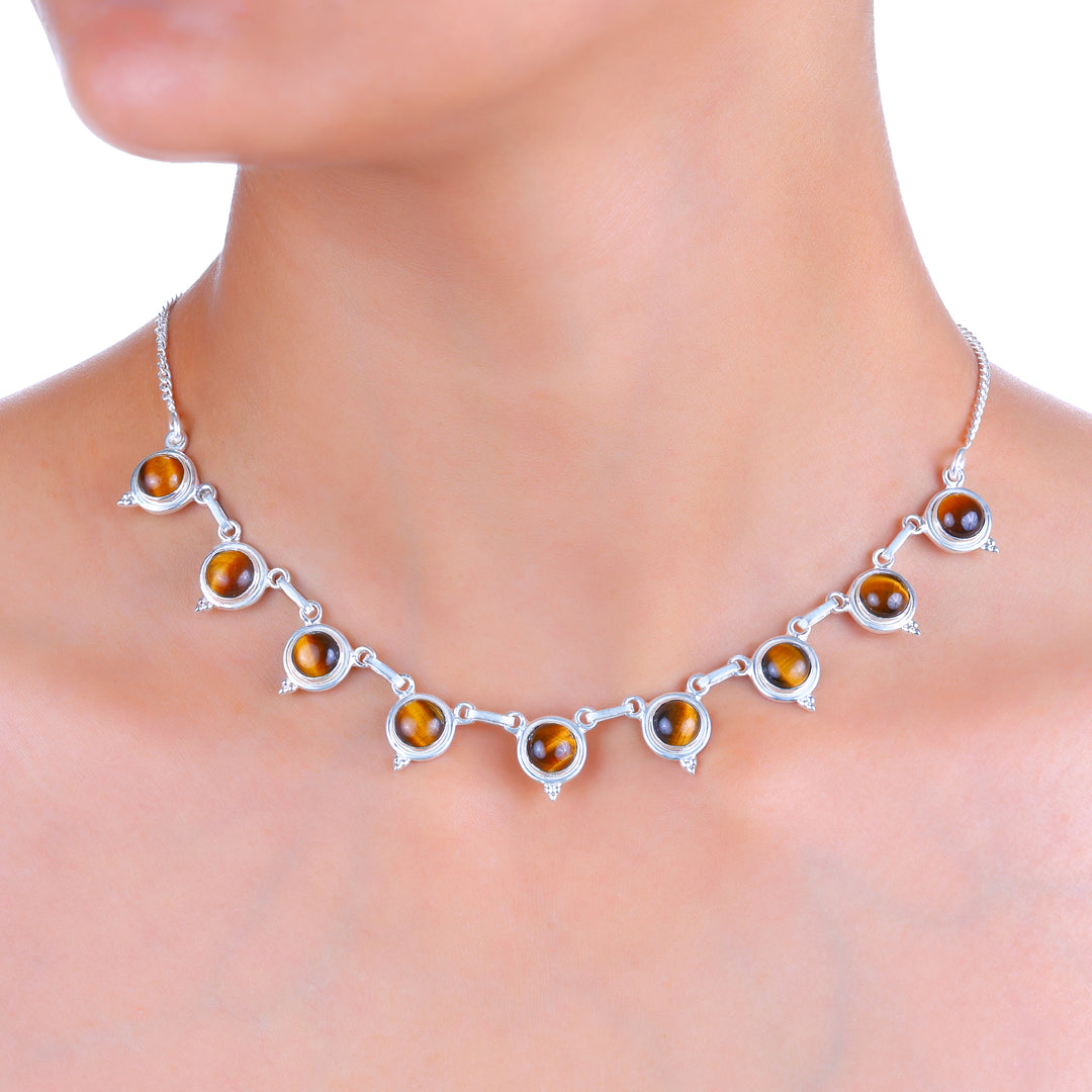 Natural Tiger Eye Necklace