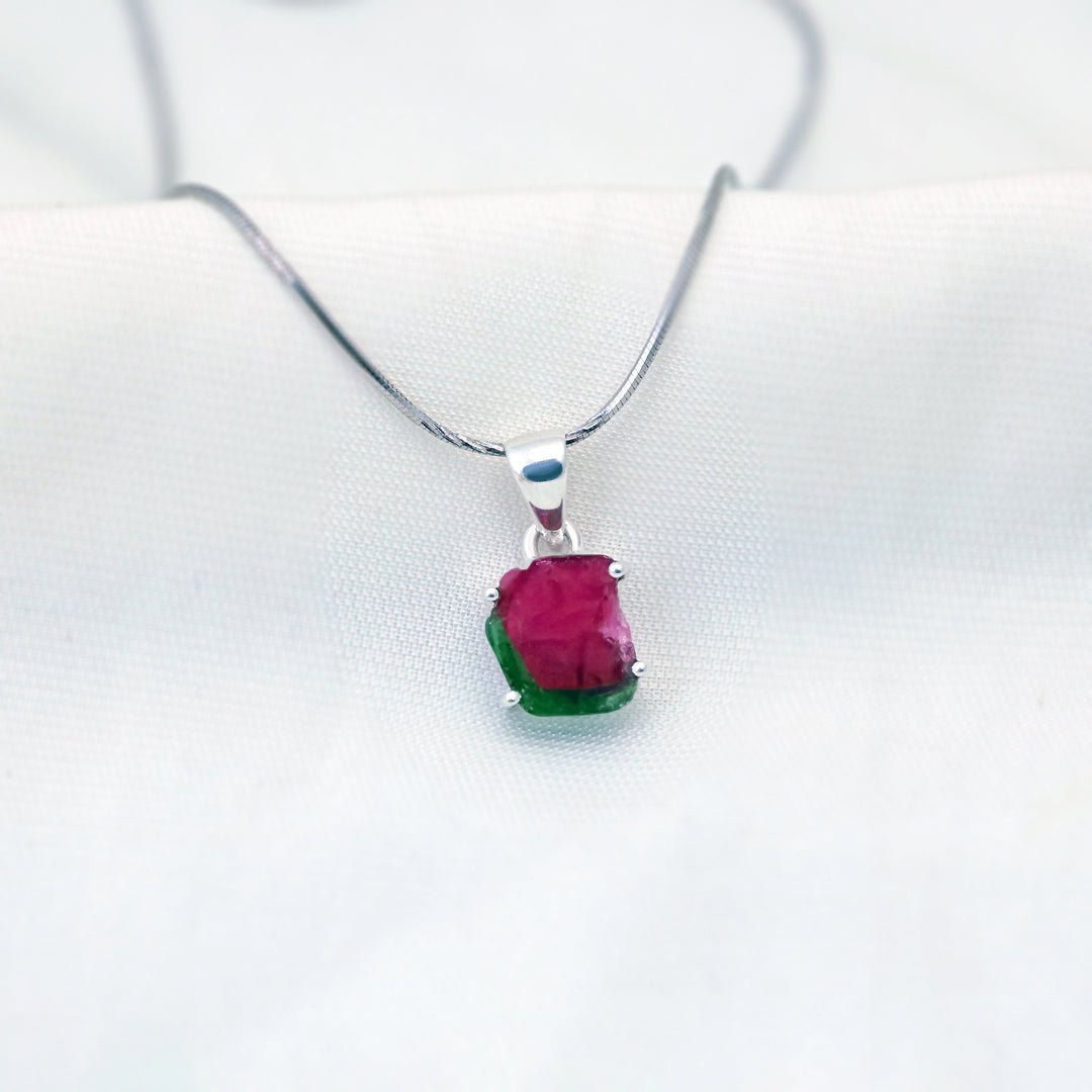 Natural Tourmaline Watermelon Slice