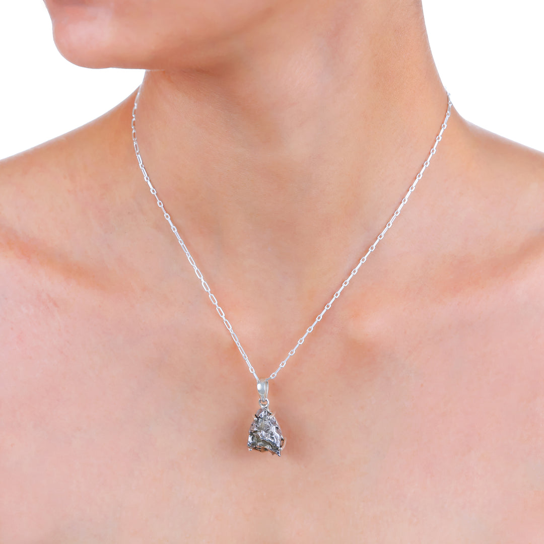 Natural Meteorite Campo De Cielo Pendant