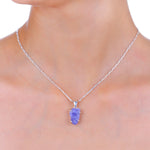 Load image into Gallery viewer, Natural Tanzanite Rough Pendant