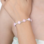 Load image into Gallery viewer, Natural Australian Pink Opal Bracelet