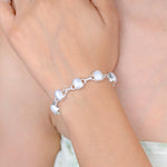 Load image into Gallery viewer, Natural Pearl Cabochon Bracelet