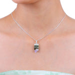 Load image into Gallery viewer, Natural Amethyst Lace Druzy Pendant