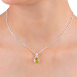 Load image into Gallery viewer, Natural Tourmaline Cabochon Pendant