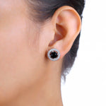 Load image into Gallery viewer, Natural Black Onyx Studs