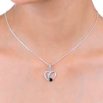 Load image into Gallery viewer, Natural Sapphire Cut Pendant