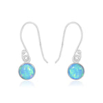 Load image into Gallery viewer, Natural Opal Ethiopian Cab Earrings