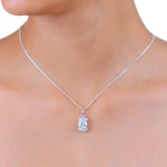 Load image into Gallery viewer, Aquamarine and Zircon Pendant