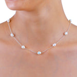 Load image into Gallery viewer, Natural Pearl Cab Necklace