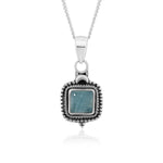 Load image into Gallery viewer, Natural Aquamarine Cab Pendant
